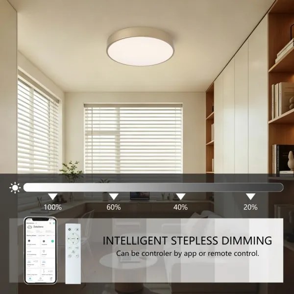 Brilagi-LED Corp de iluminat reglabil POOL SMART LED/48W/230V 40 cm Wi-Fi Tuya auriu + telecomandă