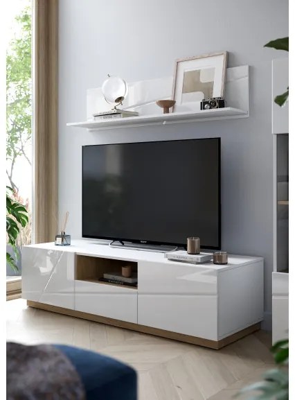Polita Fuji Alb Si Natur, 130 Cm
