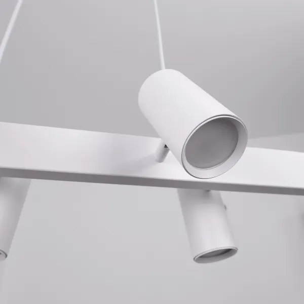 Brilagi - Lustră LED RGBW reglabilă suspendată pe cablu SELE 6xGU10/6,5W/230V albă