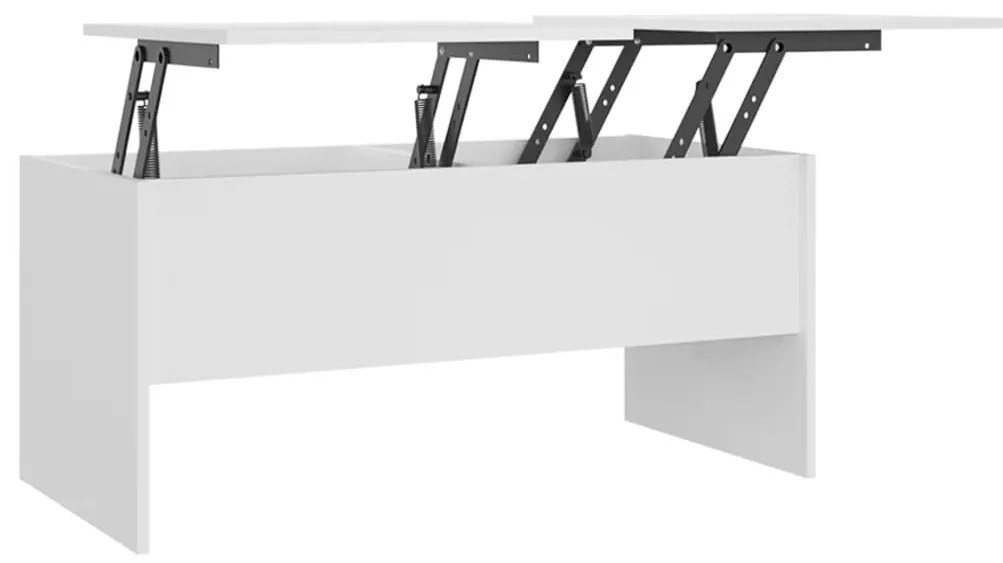 809719 vidaXL Măsuță de cafea, alb, 102x50,5x46,5 cm, lemn prelucrat