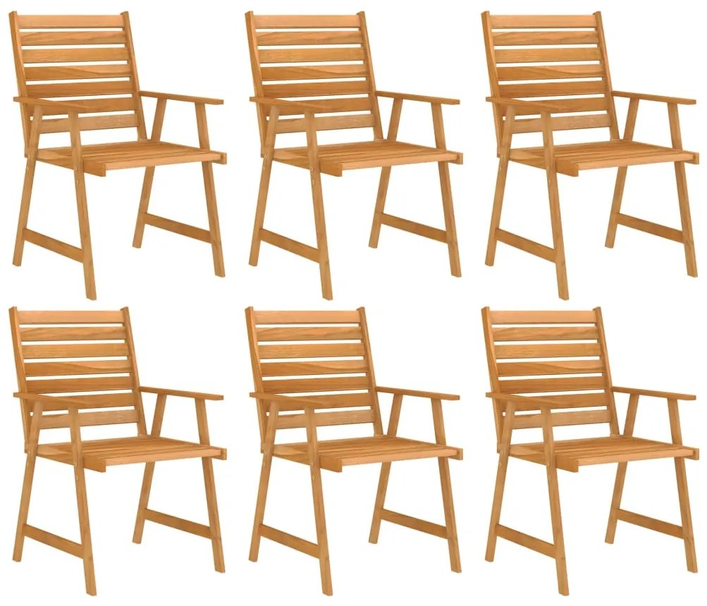 Set mobilier de gradina, 7 piese, lemn masiv de acacia 7