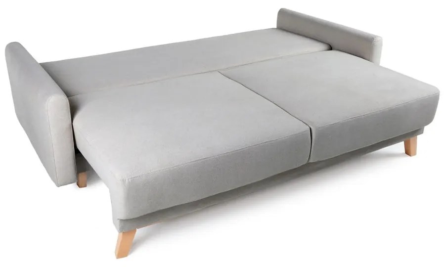 Canapea extensibilă Bonami Selection Pop, gri deschis