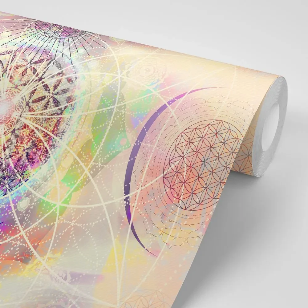 Tapet autoadeziv Mandala în design interesant