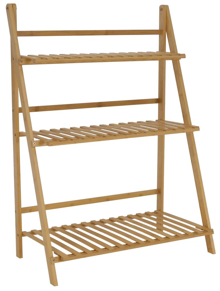 Suport de flori din bambus Nepel Tip 1, 70 x 40 x 96 cm