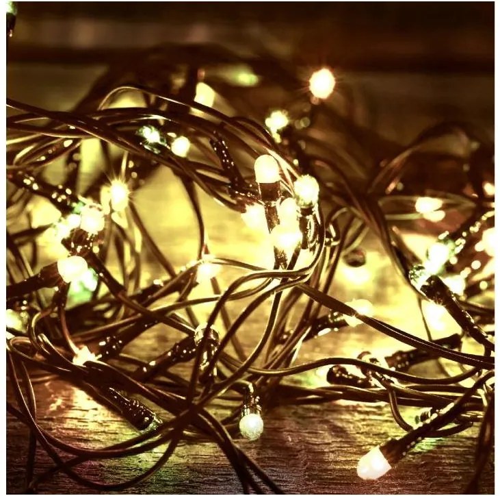 Ghirlandă de Crăciun LED pentru exterior 500xLED/230V, 8 funcții, 40 m, IP44, alb cald