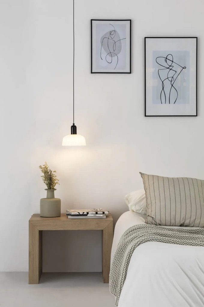 Pendul design modern TATAWIN alb
