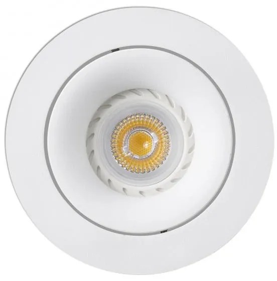 Rama Spot directionabil, incastrabil, alb, diametru 11cm ARGON-R, 43401