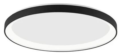 Plafoniera LED moderna design slim 48cm PERTINO negru NVL-9853674
