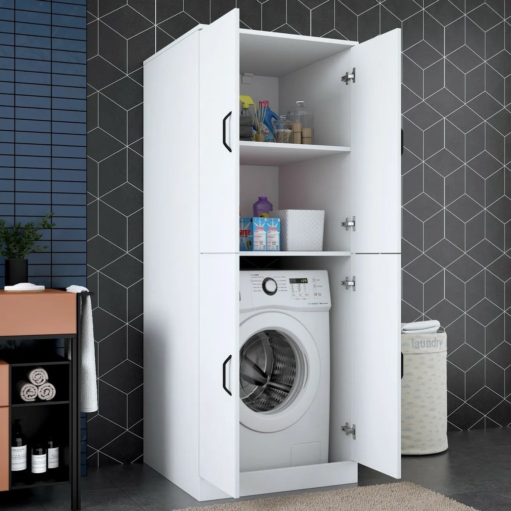 Dulap deasupra mașinii de spălat Fera White