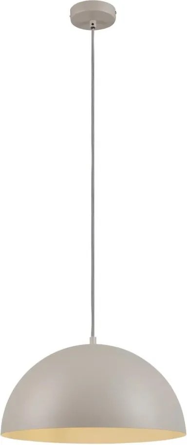 Schöner Wohnen 11728-39 - Lustră suspendată ALI pe cablu 1xE27/25W/230V Ø 38 cm, gri