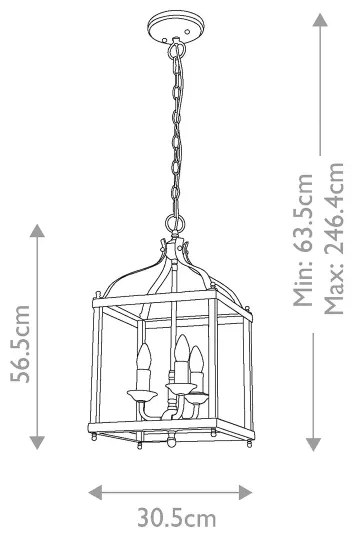 Lustră pe lanț LARKIN 3xE14/60W/230V antracit Kichler