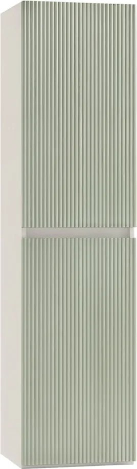 Dulap suspendat Trent alb-verde