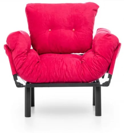 Fotoliu Extensibil Nitta Single, Fucsia