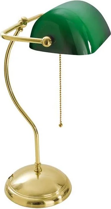 Lampa de birou din alama design clasic Banker
