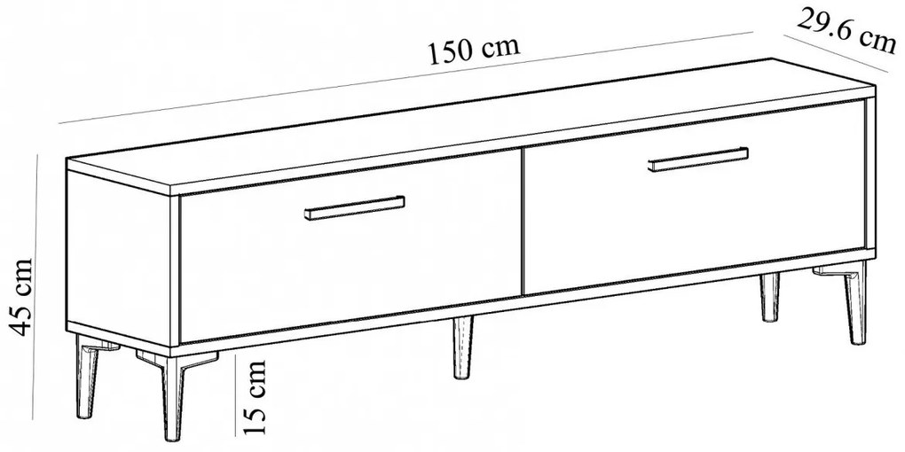 Comoda TV Inel - Sapphire