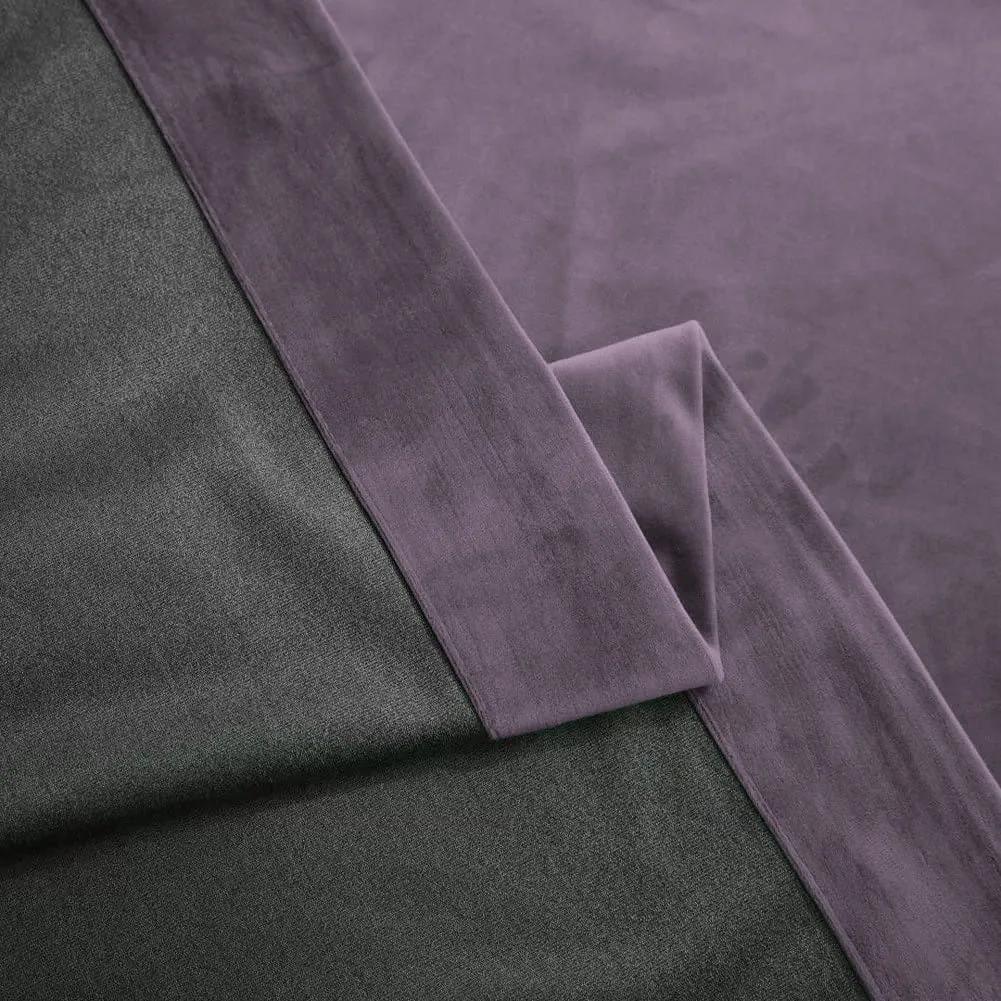 Set draperie din catifea blackout cu rejansa din bumbac tip fagure, Madison, densitate 700 g/ml, Venus, 2 buc