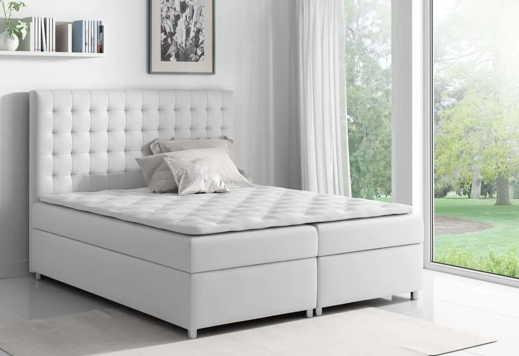 Supermobel Pat tapiţat ASTI + topper, 120x200, bK408l 2450