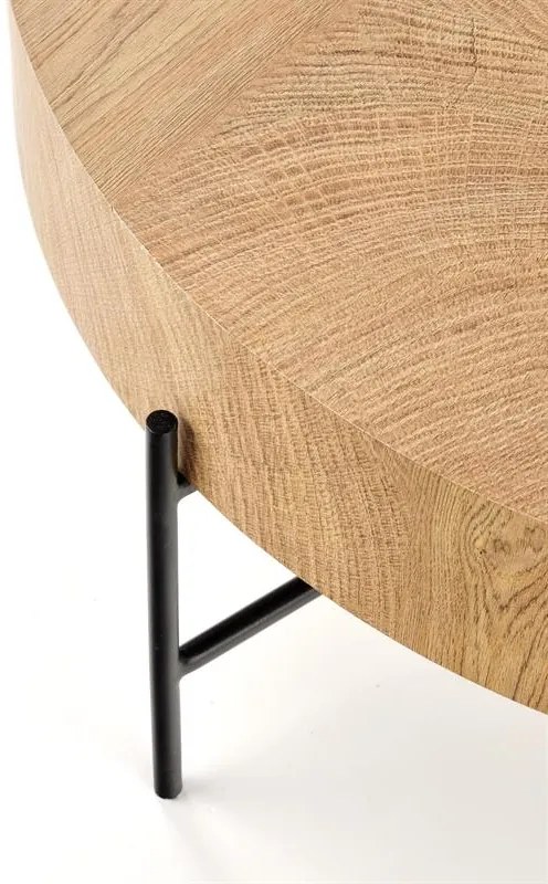 Masuta de cafea cu decor Stejar, PARANA 80x37 cm