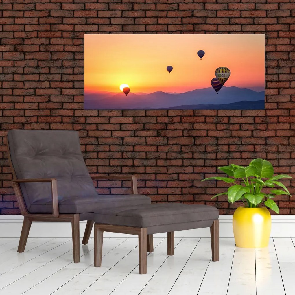 Tablou cu baloane de aer cald (120x50 cm)