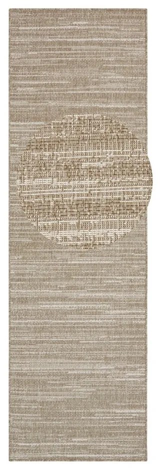 Covor de exterior bej de tip traversă 350x80 cm Gemini - Elle Decoration