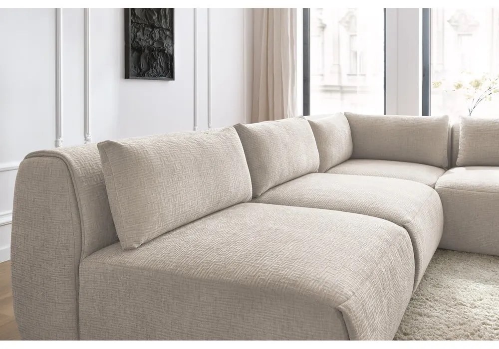 Colțar bej (cu colțar variabil) Jeanne – Bobochic Paris