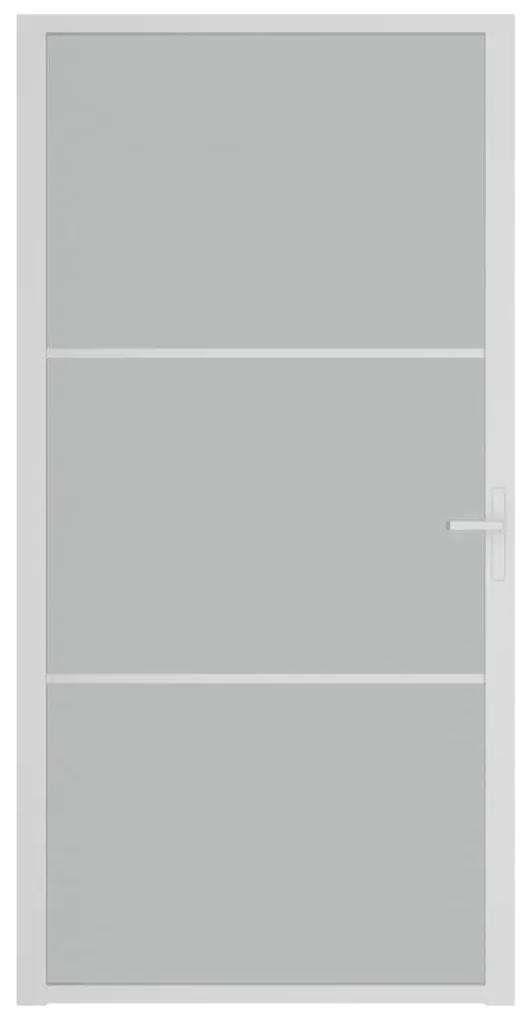 Usa de interior, 102,5x201,5 cm, alb, sticla mata si aluminiu 1, white and frost, 102.5 x 201.5 cm, 2 Bare orizontale