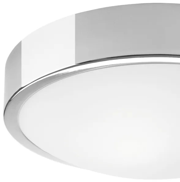 Plafonieră JONAS 1xE27/60W/230V d. 26 cm crom lucios