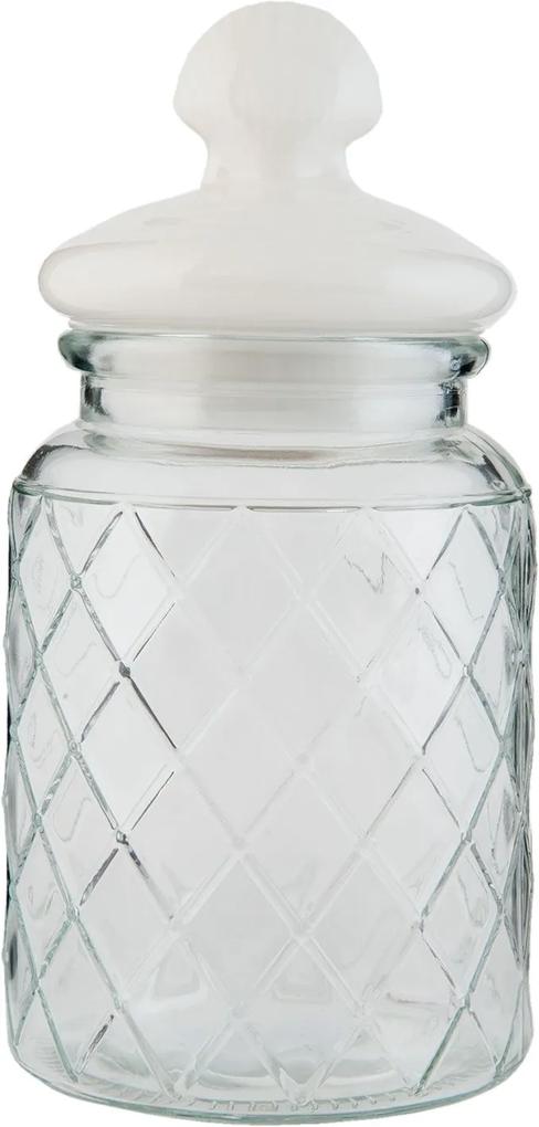 Borcan condimente sticla cu inchidere ermetica Nehara 10 cm x 21 cm  0.8 L