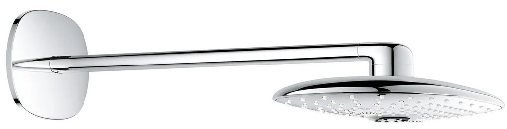 Palarie dus fix Grohe Rainshower 360 Duo, cu brat 36x22 cm, crom
