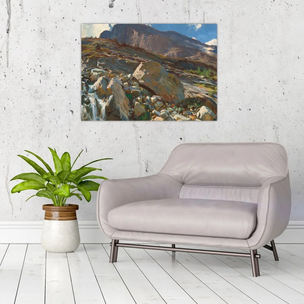 Tablou - John Singer Sargent, Simplon Pass, reproducere (70x50 cm)