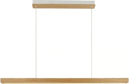 Nordlux - Lustră LED ILGAS pe cablu, reglabilă, 47W/230V, 3000K, frasin alb