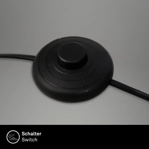 Lampadar Brilo 1xE27/10W/230V negru