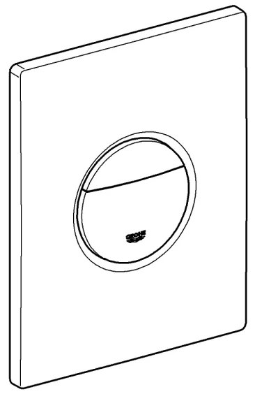 GROHE 38765000 - Buton de acționare pentru rezervor NOVA COSMOPOLITAN 156 × 197 mm, crom