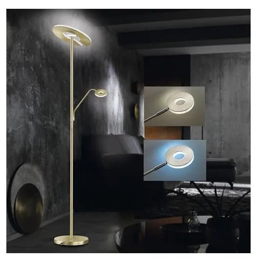 Lampadar LED dimabil Fischer & Honsel DENT 1xLED/30W/230V + 1xLED/6W