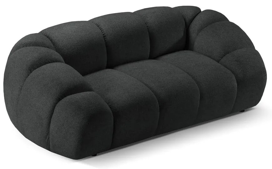 Canapea neagră 214 cm Diana – Micadoni