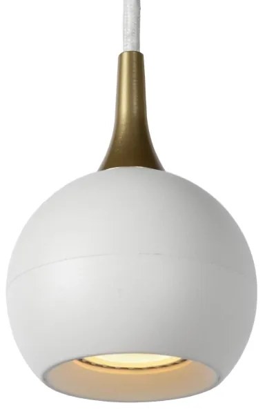 Lustră pe cablu FAVORI 4xGU10/5W/230V albă Lucide 09434/04/31