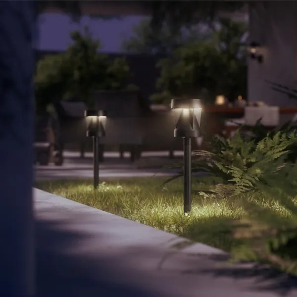 Philips - Lampă solară LED AVERY 1,8W 3,7V 2700K IP44