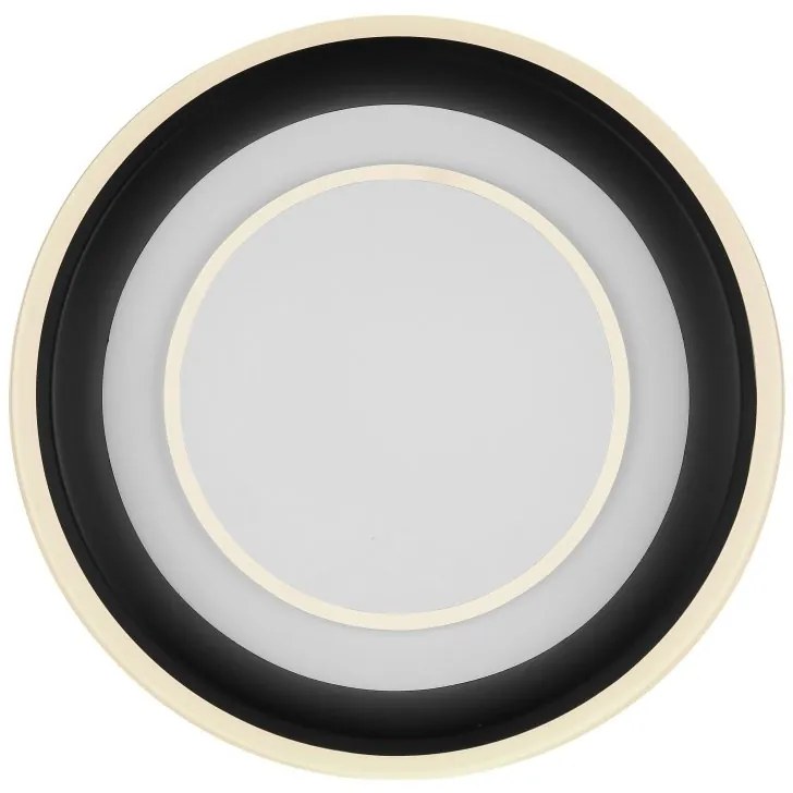 Plafoniera LED cu telecomanda design modern Tabano negru mat