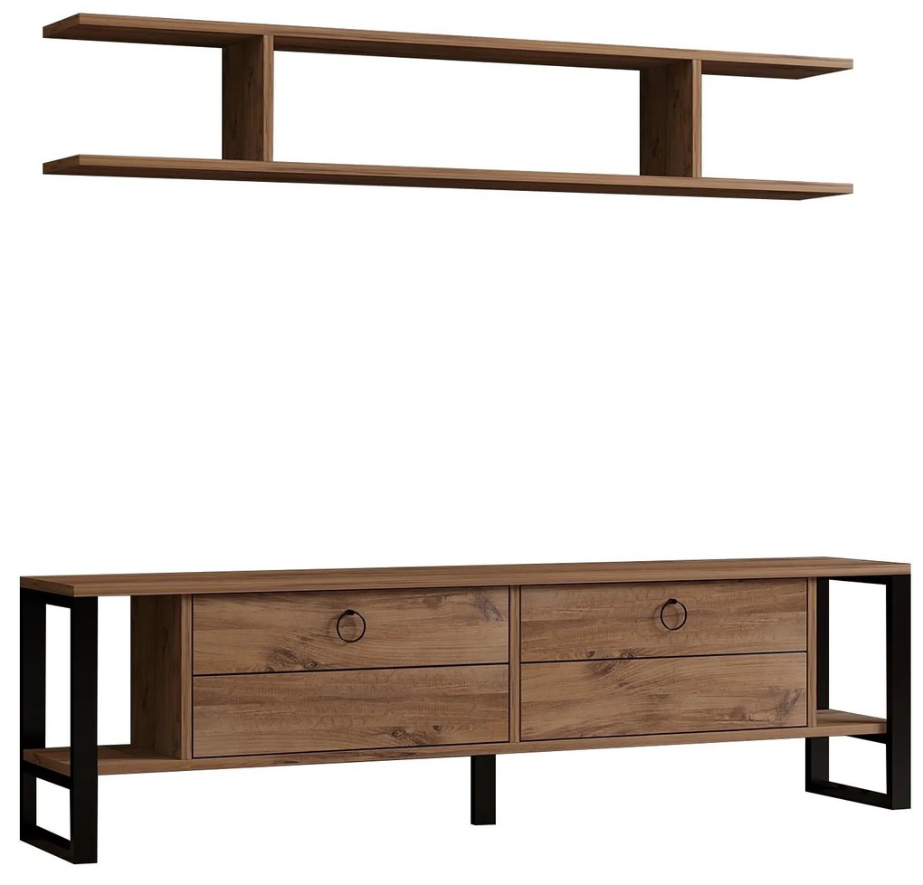 Mobilier living Menile 3 (stejar zafir) . 1095318