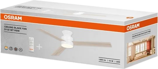 Osram - Ventilator de tavan LED dimmabil BLADE LED/18W/230V 3000/4000/6000K + telecomandă