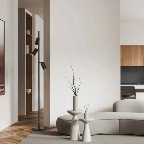Lampadar MARIBEL 3xGU10/12W/230V negru