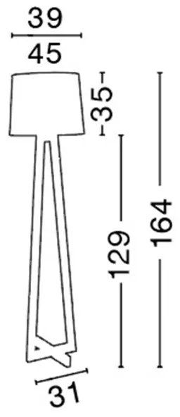 Lampadar design modern Alma
