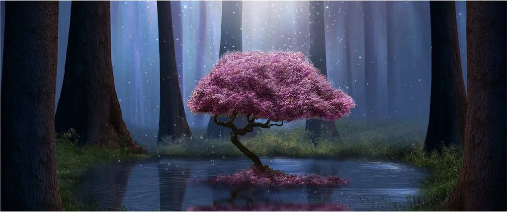 Tablou - Noapte magică (120x50 cm)