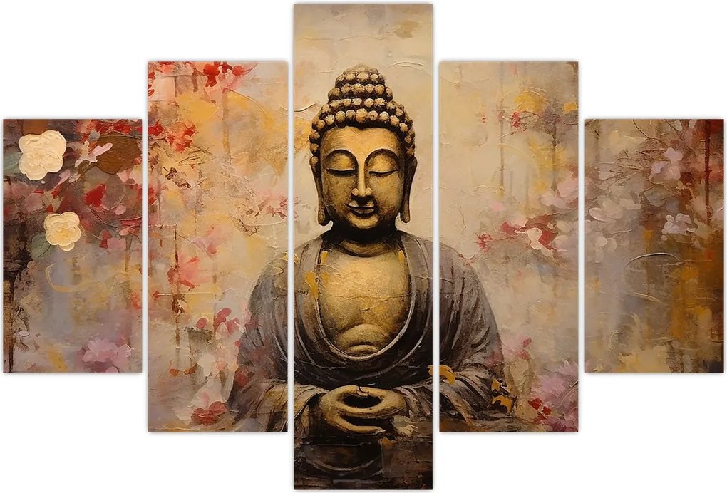 Tablou - Buddha, pictură (150x105 cm)