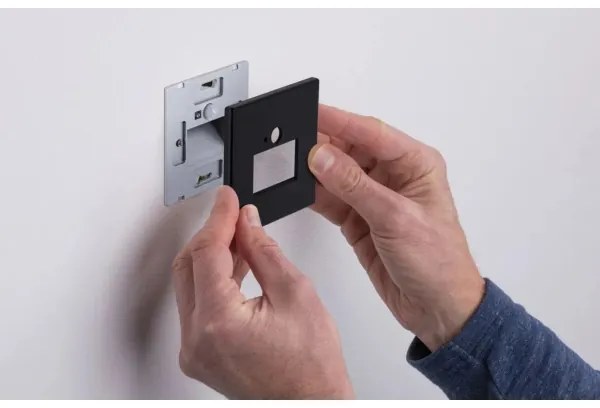 Corp de iluminat cu senzor pentru scări Paulmann 93135 LED/1,2W EDGE 230V negru