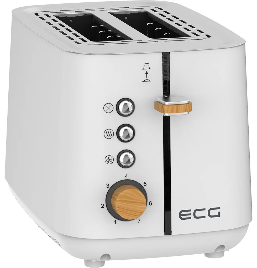 Prăjitor de pâine ECG ST 2768 Timber White