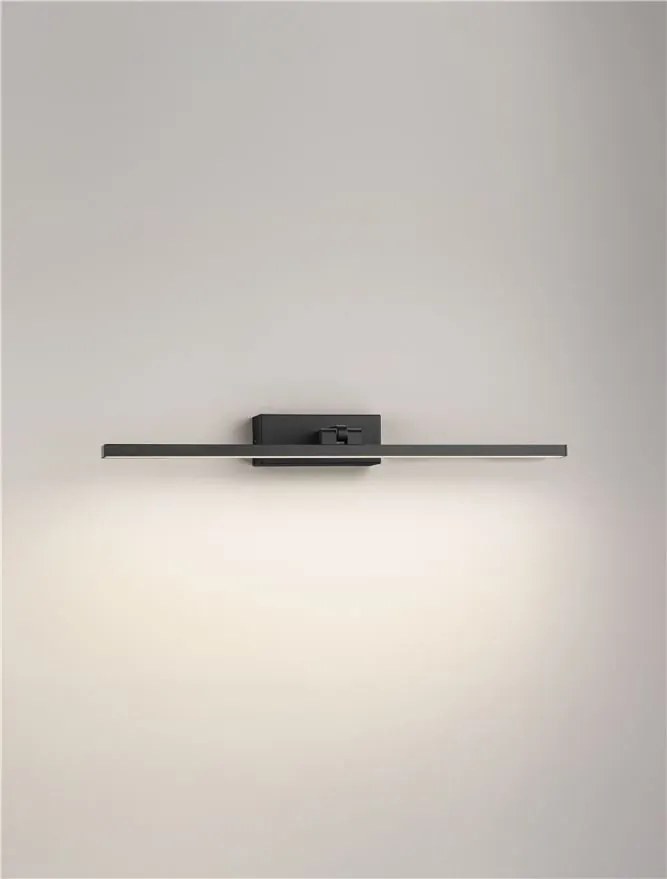 Aplica de perete LED baie IP44 MAREL neagra