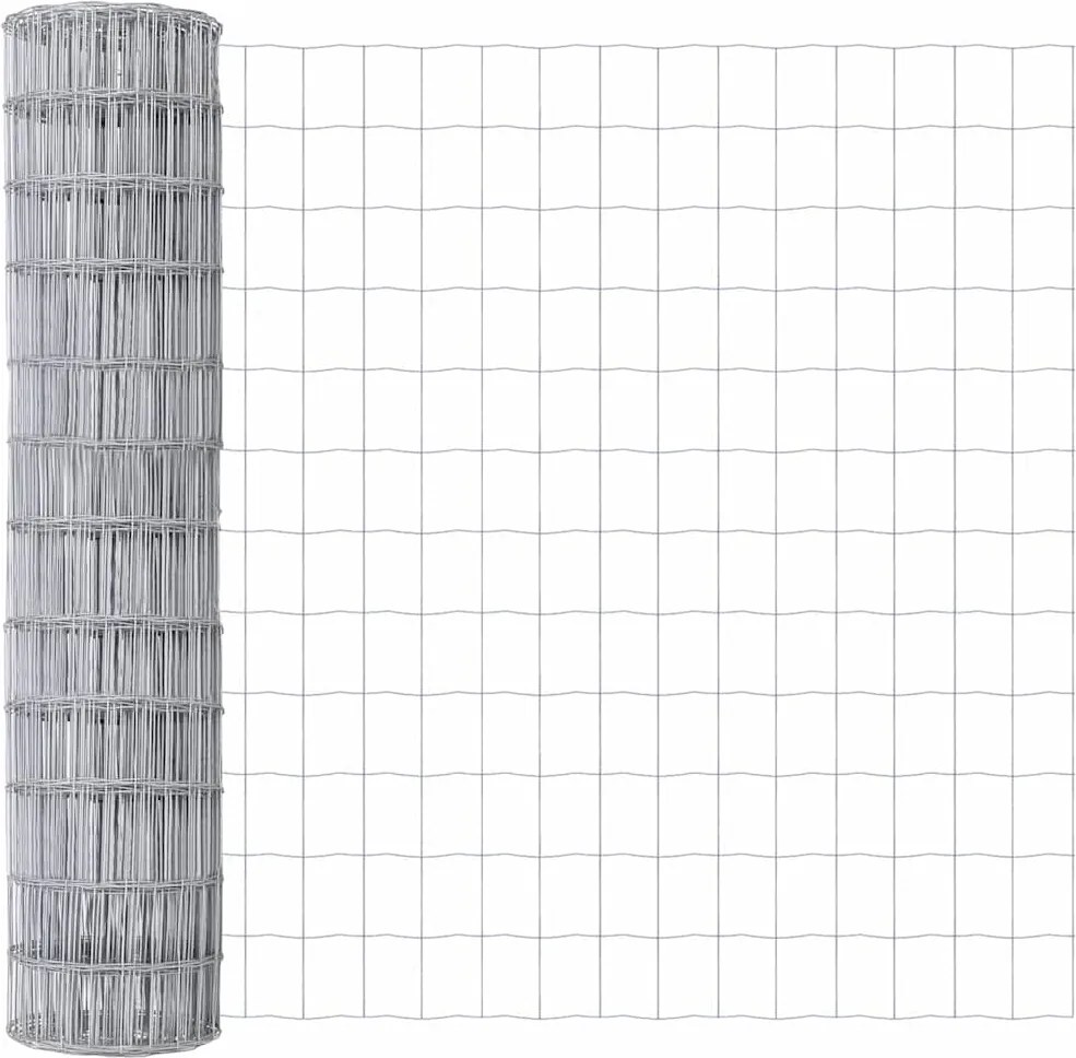 vidaXL Gard Euro 1,2 x 10 m Fier acoperit cu PVC