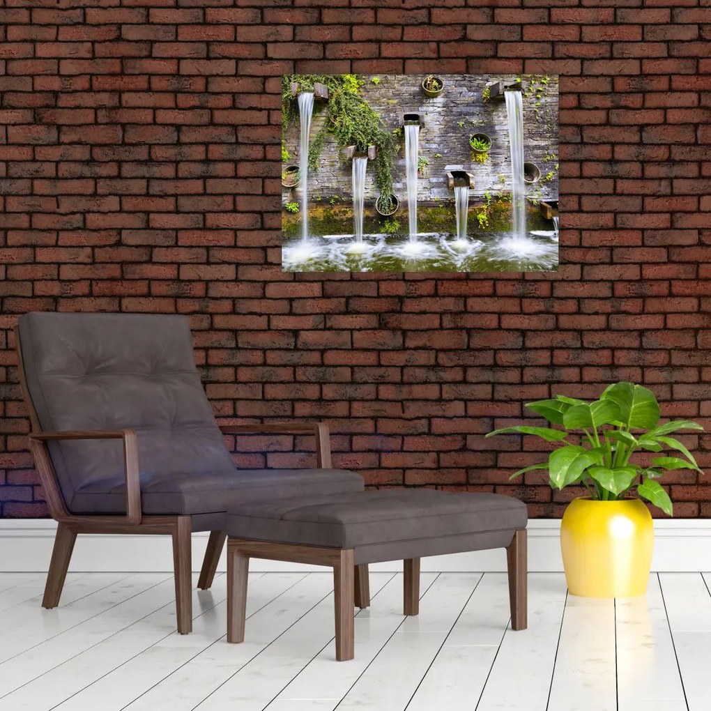 Tablou - Zid de piatră, Hamburg, Germania (70x50 cm)