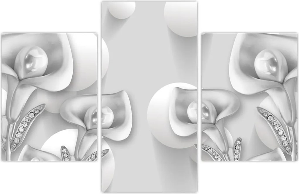 Tablou -Design flori (90x60 cm)